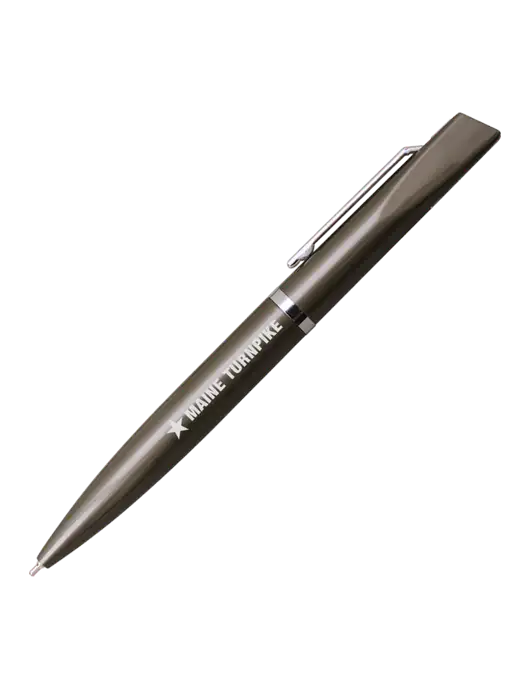 Santos Gunmetal Pen - Black Ink w/MTA Turnpike Logo