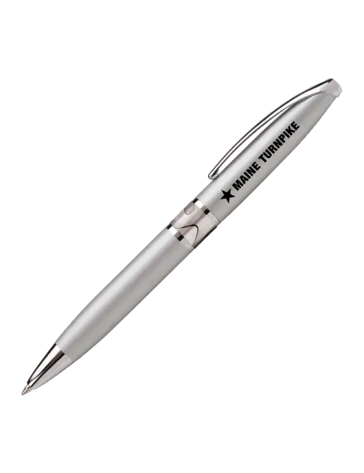 Illusion Silver Pen - Black Ink w/MTA Turnpike Logo