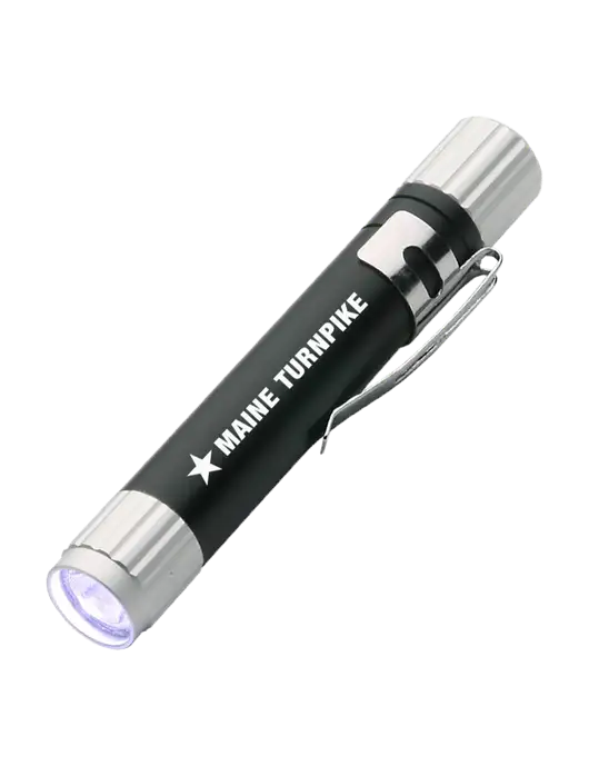 Black Aluminum LED Penlight w/MTA Turnpike Logo